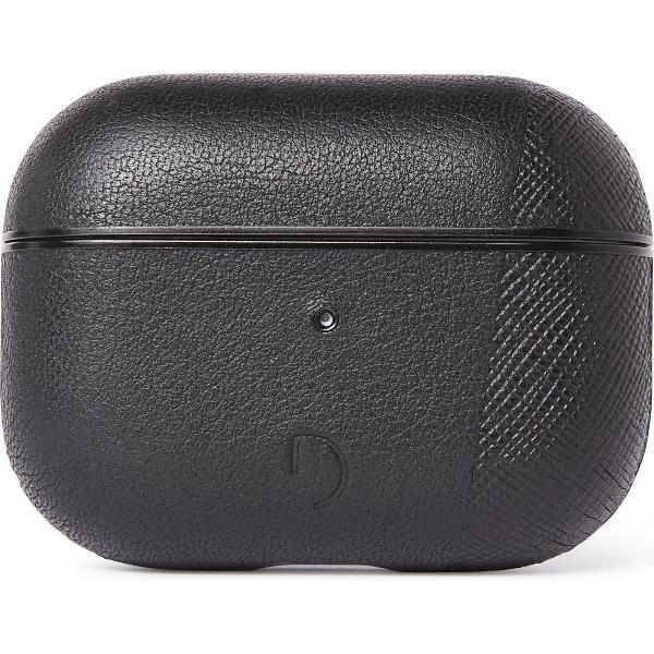 DECODED AirCase Pro Split – AirPods Pro Full Grain Leren Case (Zwart)