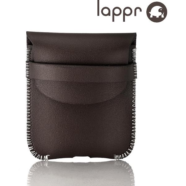 LAPPR® - AirPods Case - Echt Leer - AirPods Hoesje - Duurzaam - Bestseller - Donker Bruin