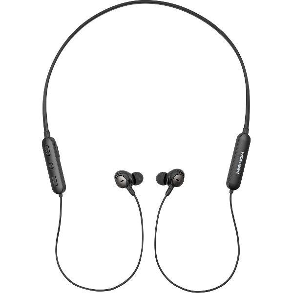 MEDION 4061275041736 hoofdtelefoon/headset Hoofdtelefoons In-ear Micro-USB Bluetooth Zwart