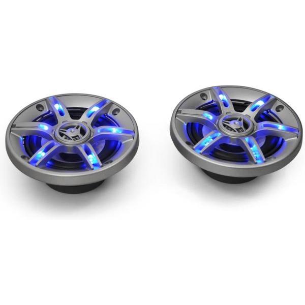 Auna CS-LED65 - Autospeakers - Grijs