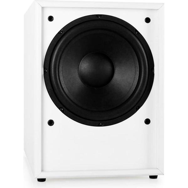 Auna Linie-300-SW-WH/BK Active subwoofer 250W Zwart, Wit