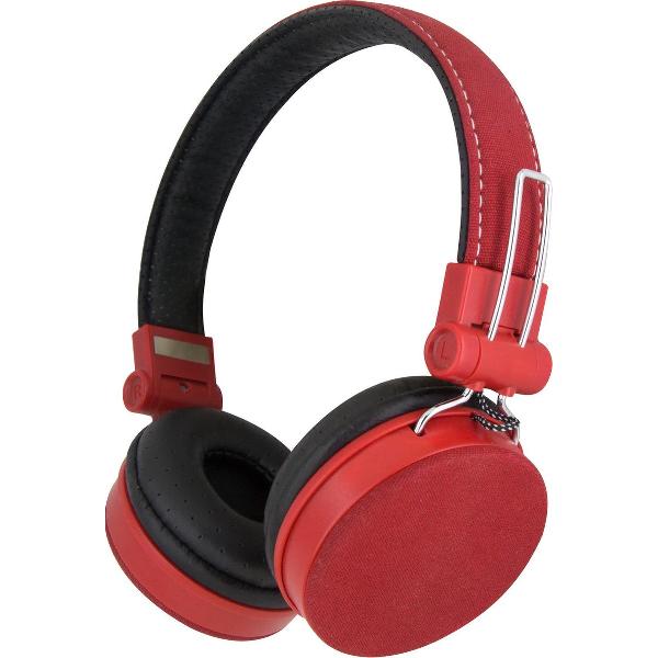 Saatchitech On-ear Koptelefoon | Headset Met Microfoon | Gaming Headset | Headset met microfoon voor laptop | Rood