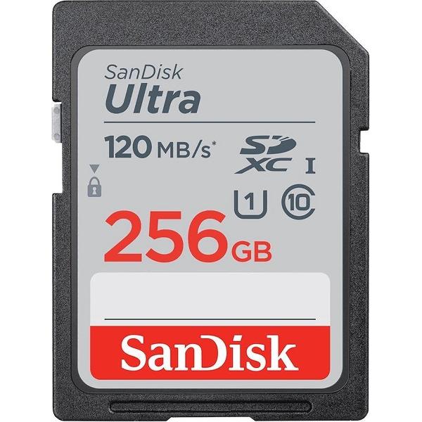 SanDisk SDXC Ultra 256GB (Class 10/UHS-I/120MB/s)