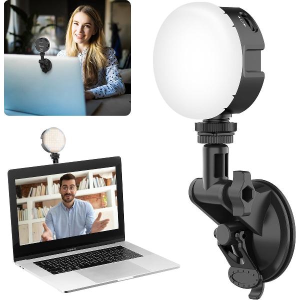 VIJIM VL69 LED-lamp voor videobellen – met zuignap voor laptop / computer / monitor