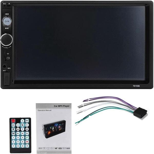 Denago DNG-10 | 2 Din autoradio met Bluetooth | Handsfree | USB | 7 inch