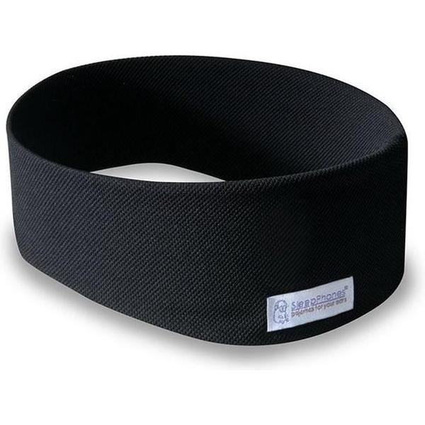 SleepPhones® Draadloos v7 Breeze Pitch Black/Zwart - Medium