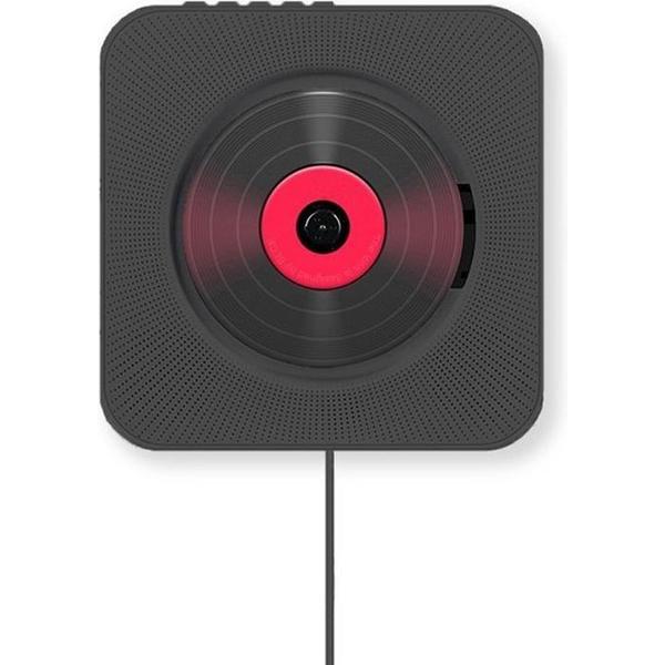 Innvision CD speler met radio en Bluetooth - Retro design - Ook voor kinderen - CD / Radio / USB / AUX / Bluetooth - Zwart