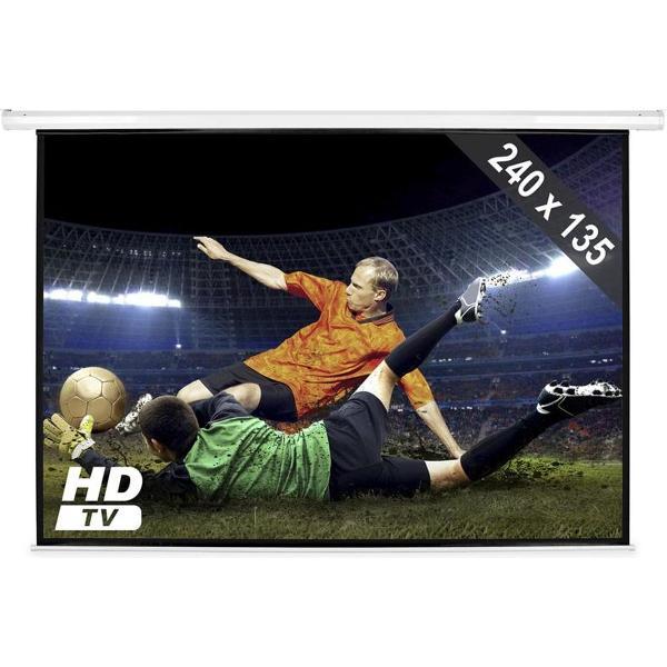 Beamer scherm home-cinema projektor HDTV 240x135cm 16:9