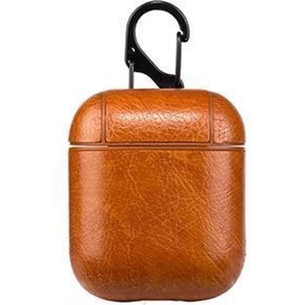 Airpods lederen hoesje - Cognac