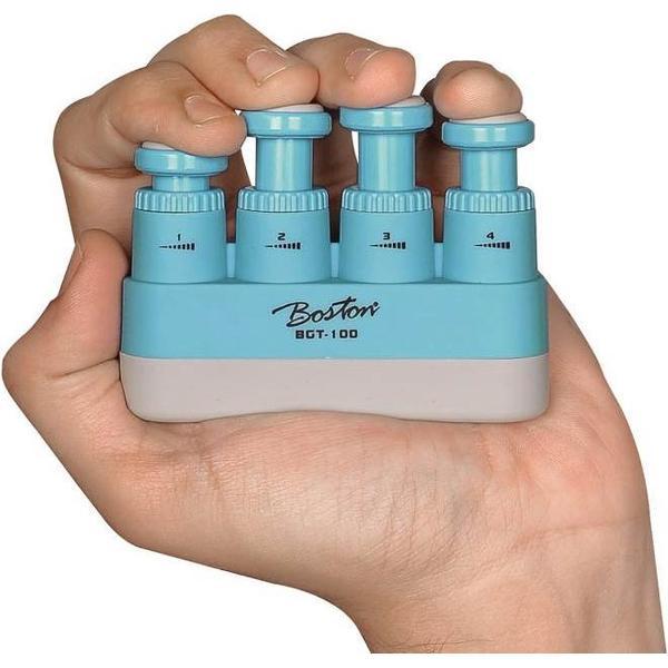 Boston Grip Trainer | Vinger Exerciser - Vinger Trainer - Hand Sterkte Workout - Incl. Grip - Speciaal voor Gitaar Bas Piano Spelers