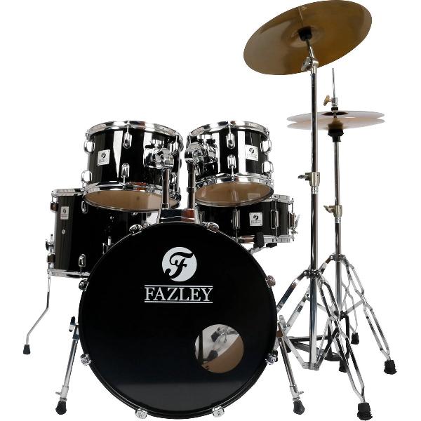 Fazley FDK-100-BK Spirit Basic Black 5-delig drumstel