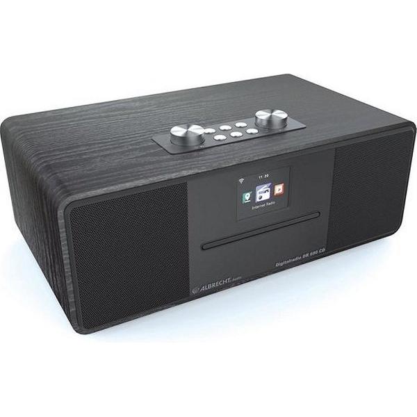 Albrecht DR 690 hybrideradio - CD-speler - DAB+ en FM- internetradio met bluetooth, zwart