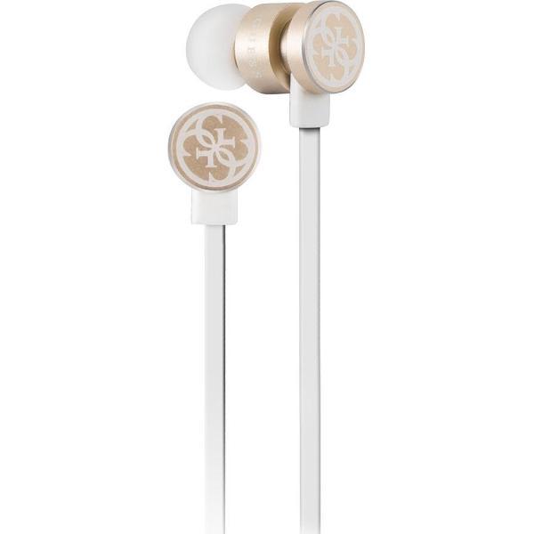 Guess in-ear wit goud oordopje - noise reduction