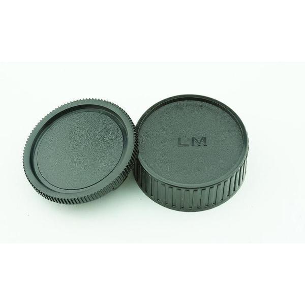Achterdop+Bodydop (2 stuk): Leica M mount camera lens