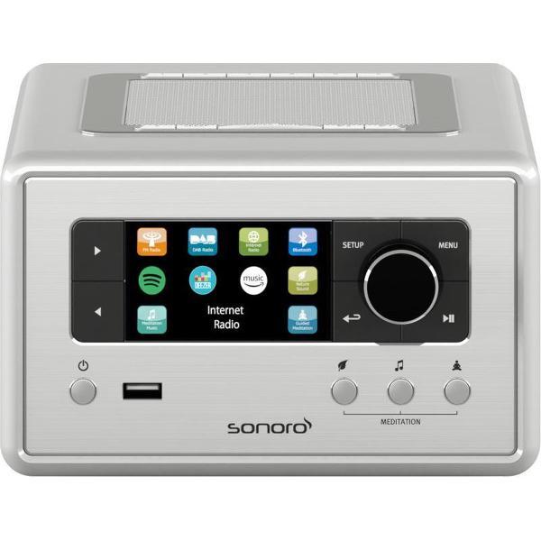 Sonoro RELAX V2 - WiFi - Spotify - DAB + radio - Bluetooth - Zilver