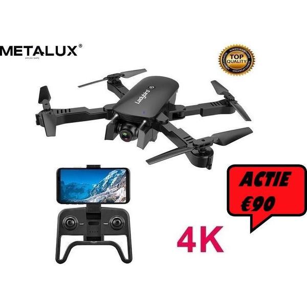 Mini Drone met Camera | 4K Full HD Dual Camera | Extra Accu | Zwart | Video | Inklapbare Drone |180 verstelbare camera