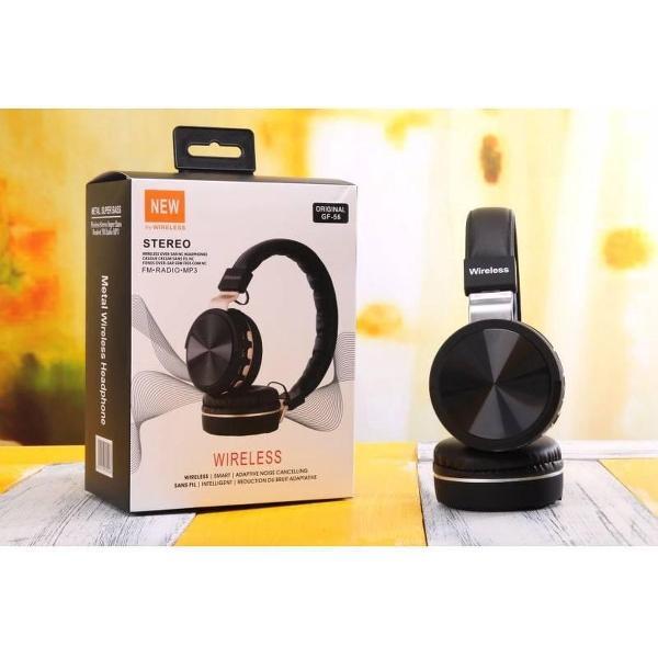 Draadloze Hoofdtelefoon BT56 - Hoofdtelefoon met Bluetooth V5.0 - Draagbare Opvouwbare Hoofdtelefoon - Sport - Zwart