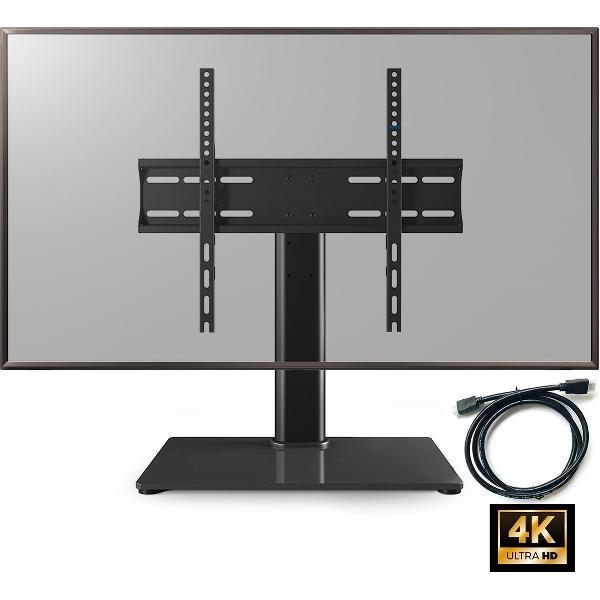PALMAT® PT4200114 Essential - Tafelmodel - Tv Standaard- Inclusief 10mm Geharde Glazen - Voetdikte 10 mm -23-50 Inch