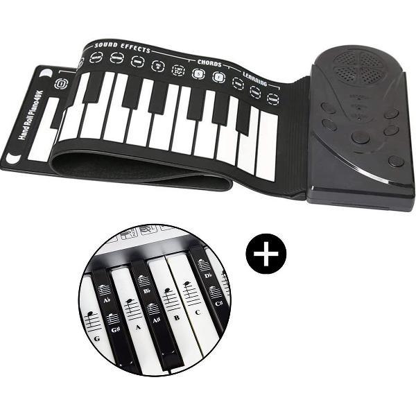 PIXMY - Piano Keyboard - 49 Keys - Roll Up Piano - Opvouwbare Piano - Digitale Piano - Keyboard Piano - Elektrische Piano Orgel
