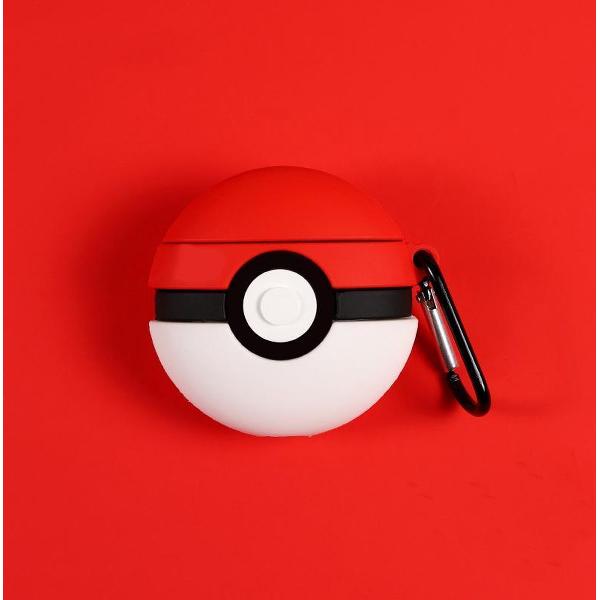 Airpods hoesje - Pokémon - Pokéball - Geschikt voor Apple Airpods 1 & 2