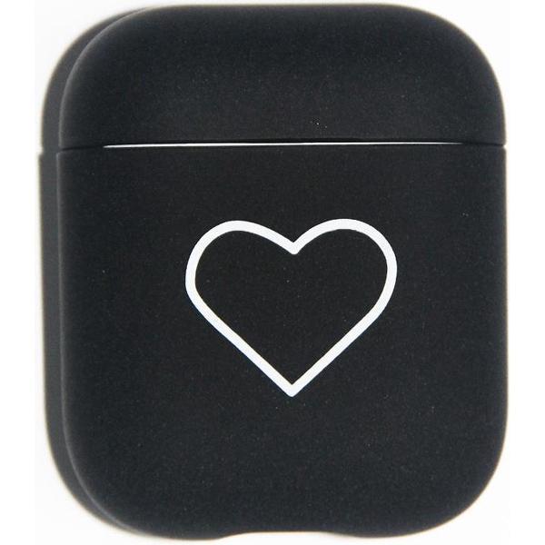 Black Heart - AirPods Case - AirPods 1 en 2