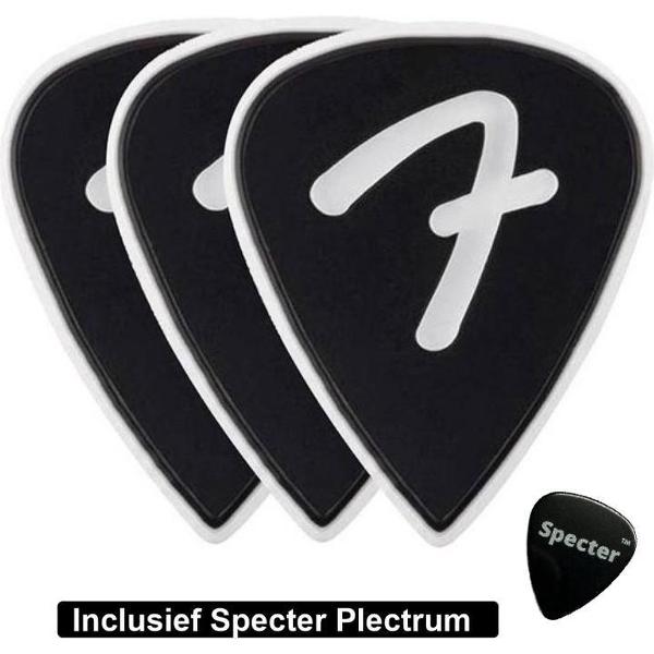 Fender celluloid plectrums 3 pack met Specter Plectrum