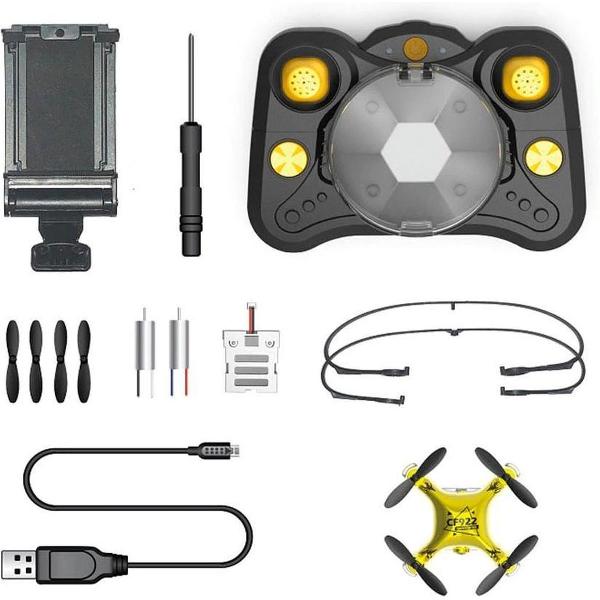 DrPhone SGMini - 0.3MP - WiFi Camera - Pocket Drone WiFi - Mini Bestuurbare Drone + 1 extra batterij + Afstandsbediening