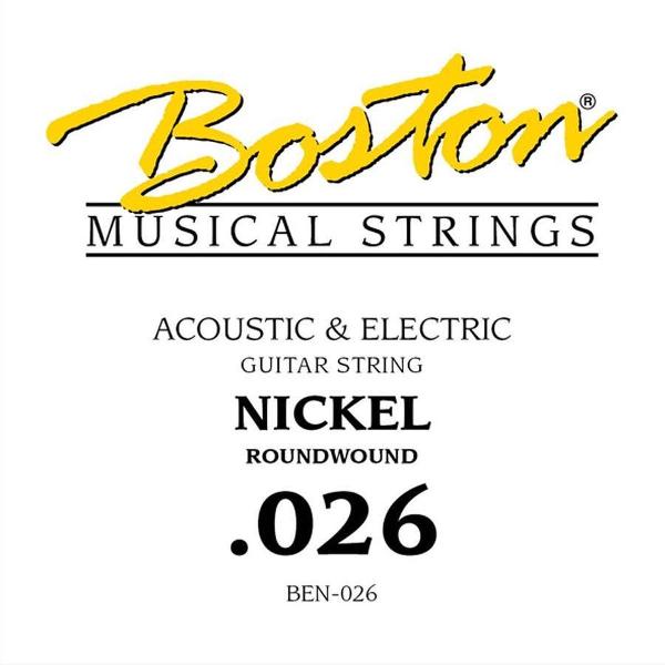 Snaar elektrische/akoestische gitaar Boston BEN-026 Nickel roundwound .026