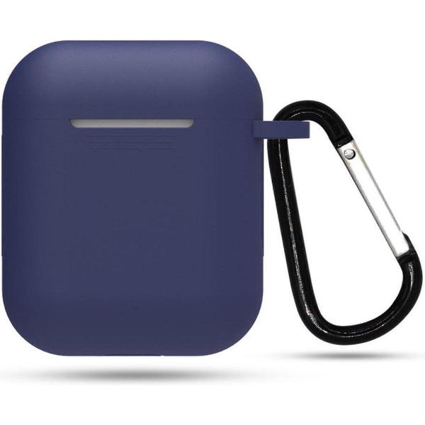YPCd® Apple AirPods Hoesje - Donkerblauw - Soft case
