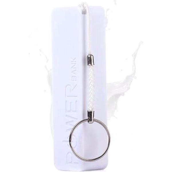 Powerbank - Compacte Powerbank - 3000 mAh - Wit.