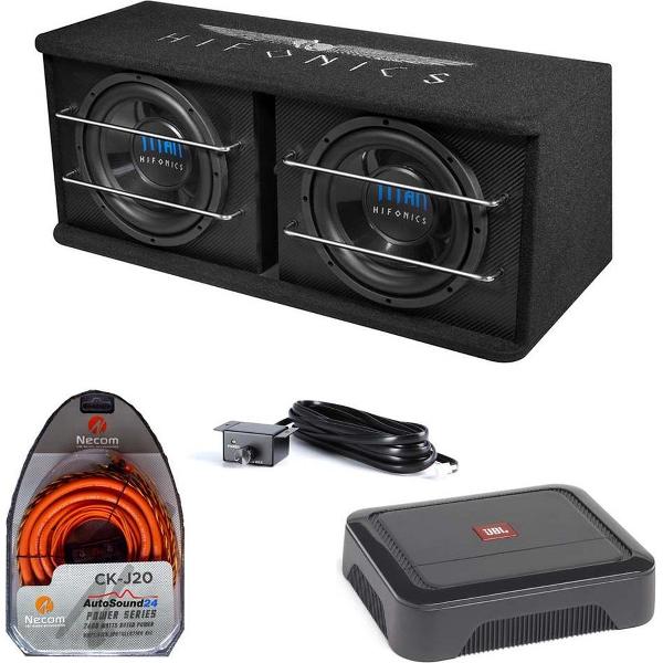 Hifonics Subwoofer Pakket TD250R – 2×10 inch basreflex – 600W RMS - 1200W MAX
