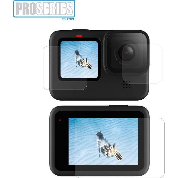 PRO SERIES Kit Ultra Clear Beschermende PET Folie ( 1x LCD + 1x Lens + 1x LCD Klein ) geschikt voor GoPro Hero 9
