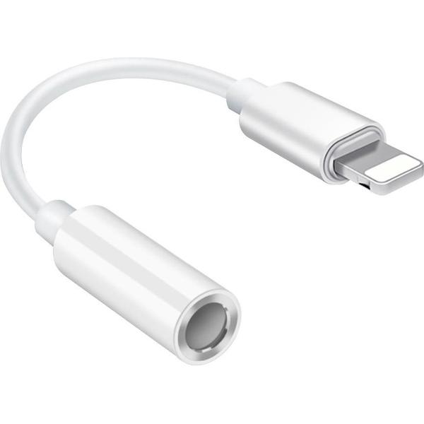 Apple iPhone Lightning naar Aux Jack 3.5 MM Adapter Voor Muziek luisteren en Bellen Voor iPhone - iPad - iPod