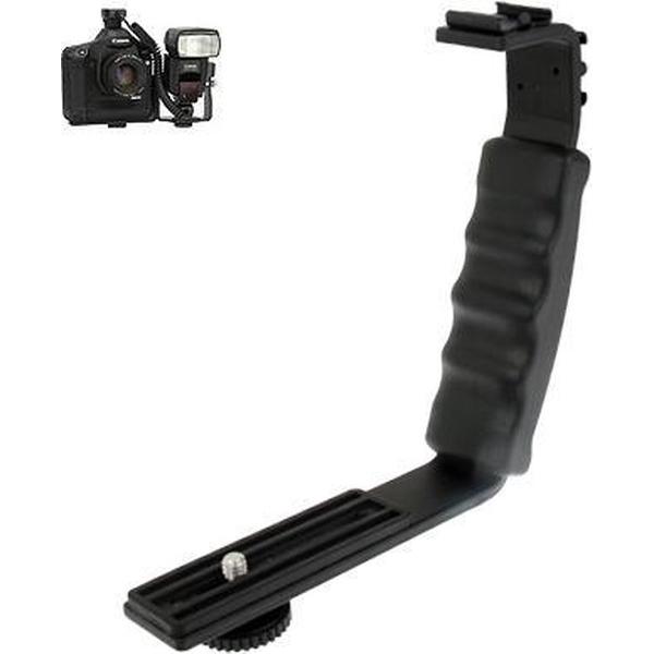 Universele professionele metalen flitsbeugelhouder voor digitale spiegelreflexcamera / camera