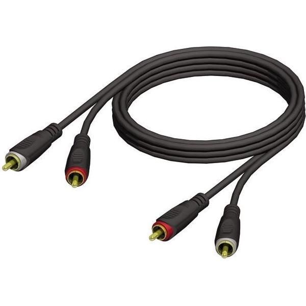 Procab REF 800/h-H Audio Cable 2 x RCA male to 2 x RCA male 3 m