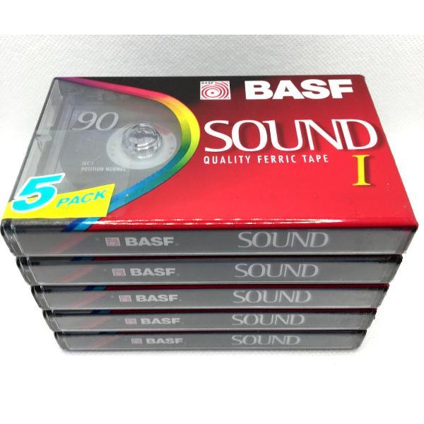 Audio Cassette Tape BASF 90 SOUND I qwality ferric tape 5 Pack / Uiterst geschikt voor alle opnamedoeleinden / Sealed Blanco Cassettebandje / Cassettedeck