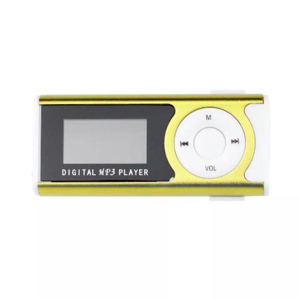 Digital MP3 Speler Mp3 Player Groen Met handige Clip + Zaklampje