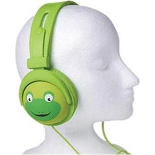 FunkyFonic kinder koptelefoon - hoofdtelefoon - kikker - groen - bedraad - Kinderen - VirosNL