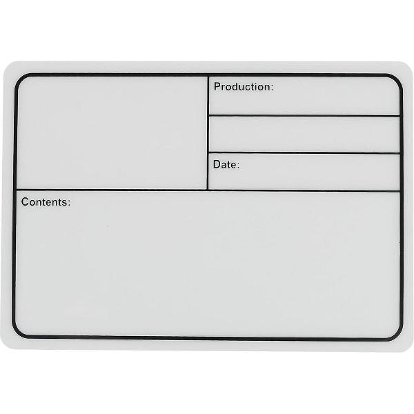 DAP flightcase label zelfklevend 127x177mm
