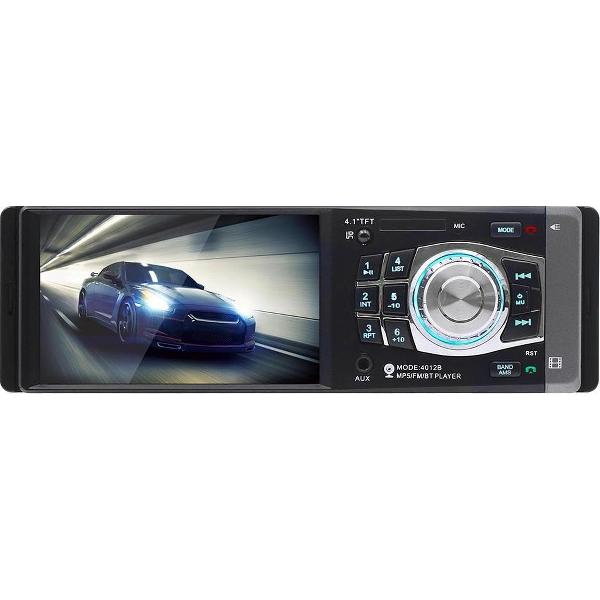 TechU™ Autoradio T71 met Touchscreen – 1 Din – Afstandsbediening + Stuurwielbediening – Bluetooth – AUX – SD – FM radio – RCA – Handsfree bellen – Ingang Achteruitrijcamera