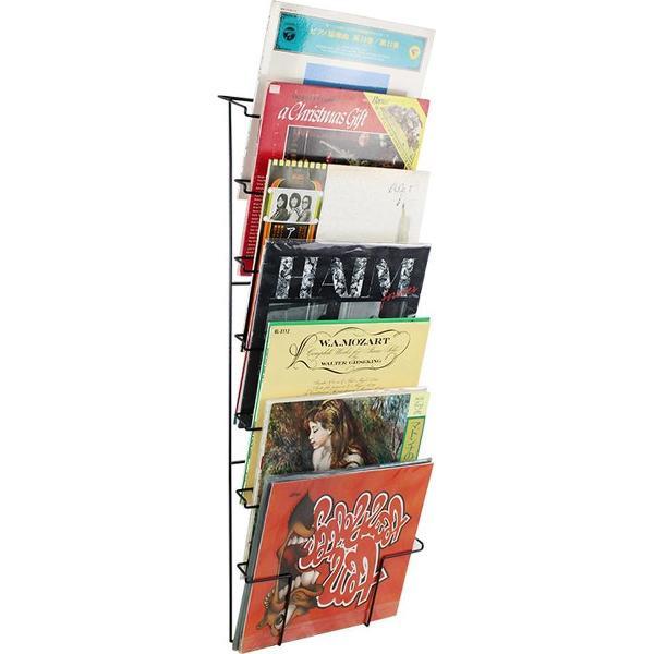 Lp vinyl platen opbergrek - wandrek opbergen lp vinyl platen tegen de muur