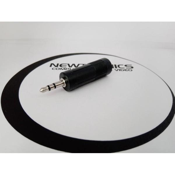Newtronics Audio adapter 6.35mm vrouwelijk - 3.5mm mannelijk - stereo