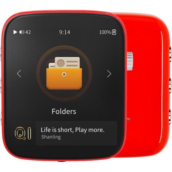 Q1 Portable Music Player Fire Red
