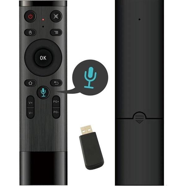 DrPhone MX12 - Draadloze afstandbediening - 2.4G draadloze verbinding - Spraakbesturing - Android TV Box - Smart TV - Tablet - Beamer - Projector