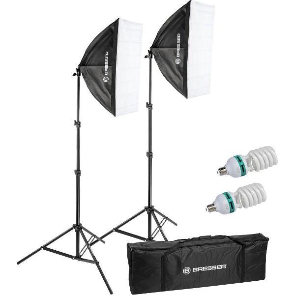 Bresser Fotostudioset - BR220A - Continulicht incl. Daglichtlampen