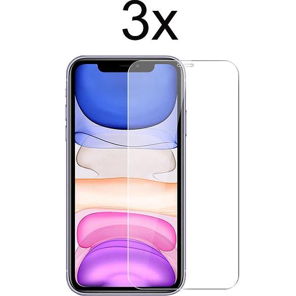 iPhone xs screenprotector - iphone xs screen protector - iphone xs screenprotector glas - 3 stuks