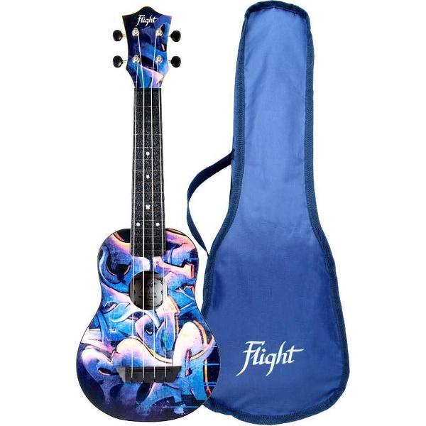 Flight: TUS40 ABS Travel Ukulele - Graffiti