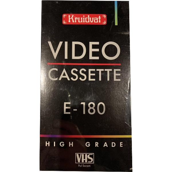 VHS 180 minuten videoband high grade kruidvat