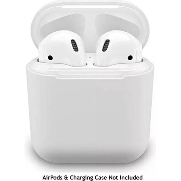 siliconen hoesje Airpod case - beschermhoesje voor je Airpods - Wit