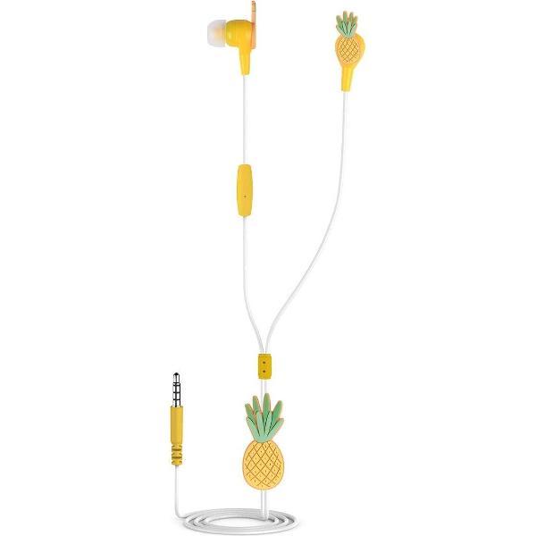 Dresz In-ear Oordopjes Met Ananas Kunststof/siliconen Geel